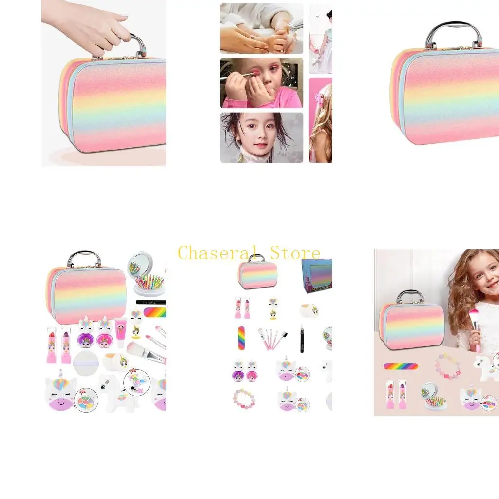 

E7CE Детская игрушка для моделирования макияжа Ролевые игры Дом Губная помада Косметический набор игрушек