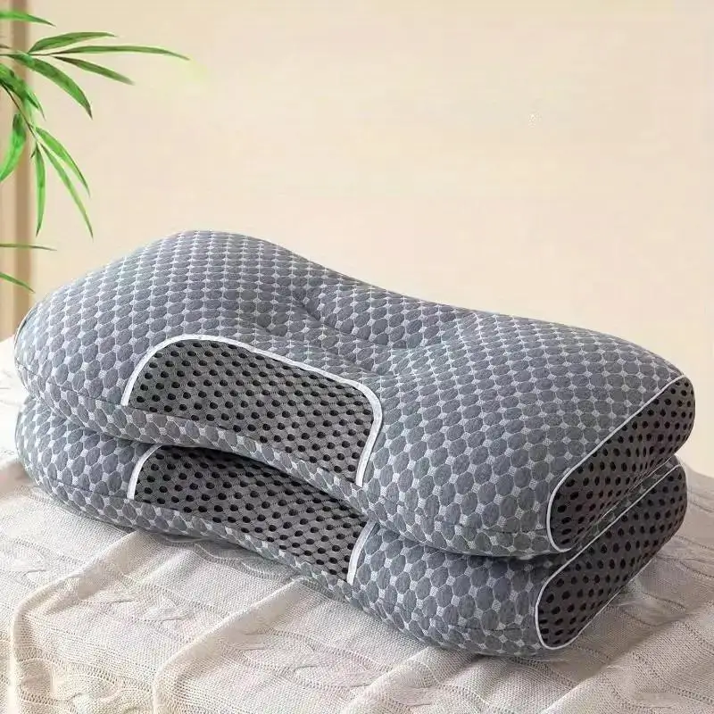 

3D Knitted Cotton Massage Pillow - Grey (1 Pack)