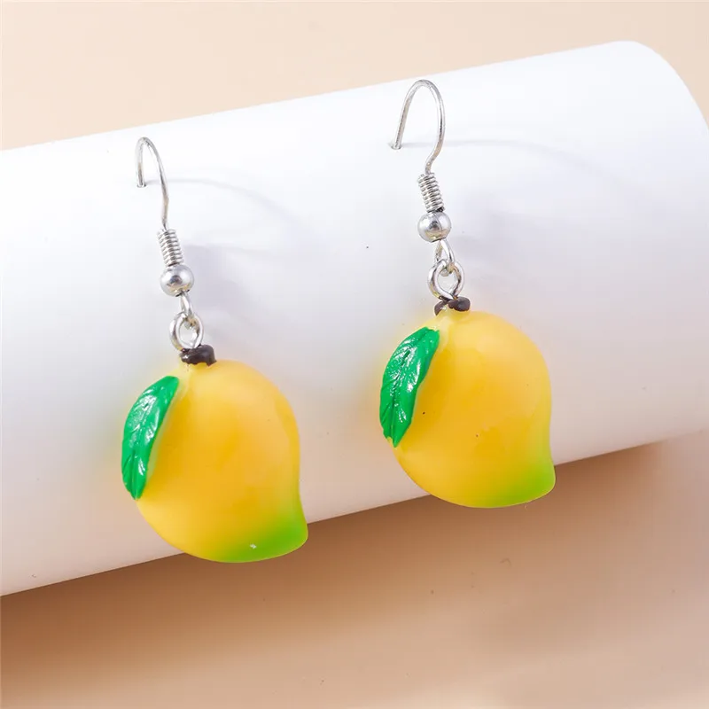 Aihua Cartoon kreative orange Ohrringe für Frauen neue Mode Früchte Ohrringe lustige Schmuck Geschenke – Detail 17