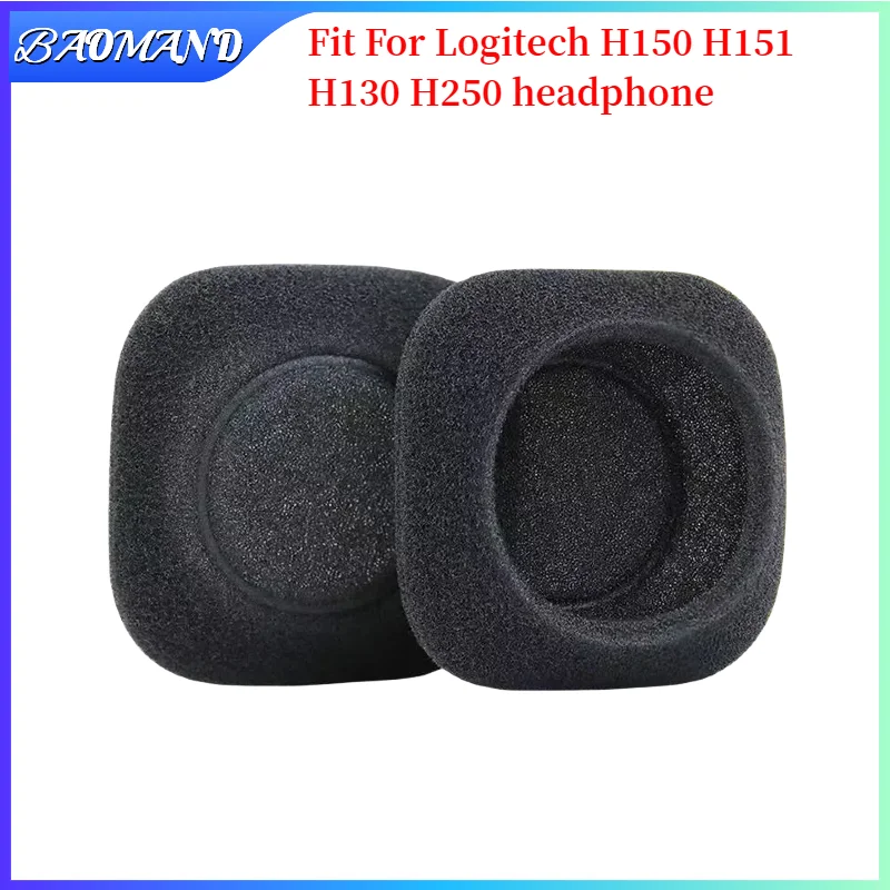 

BAOMAND Replacement Ear Pads Cushions For Logitech H150 H151 H130 H250 Headphone Softer Protein Leather Earpads