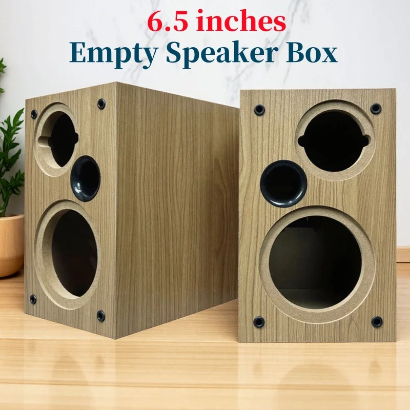 

6.5-inch Woofer 4-inch Tweeter Empty Box,Two-way Passive Speaker Box,DIY Speaker Housing,2Piece Sound Box,Speaker Box 146/168mm