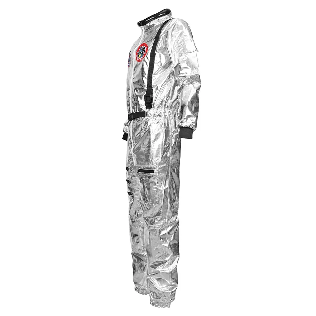 Costume da astronauta per uomo Spaceman Fantasy tuta astronauta costumi spazio per adulti Halloween Cosplay tuta Party Night Outfit