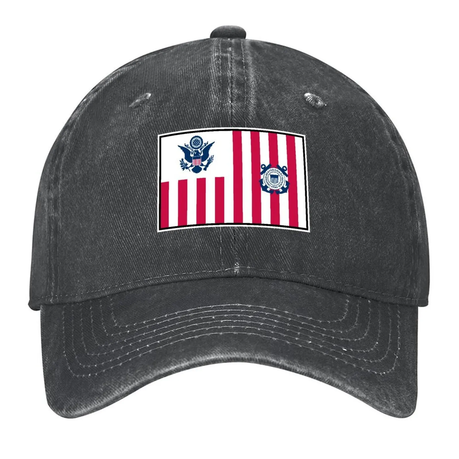 

UNITED STATES US COAST GUARD ENSIGN Baseball Cap Trucker Hat foam party Hat black Sun Cap Mens Tennis Women's