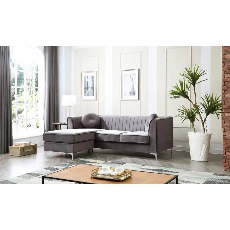 Gray Sofa Chaise G7… - image