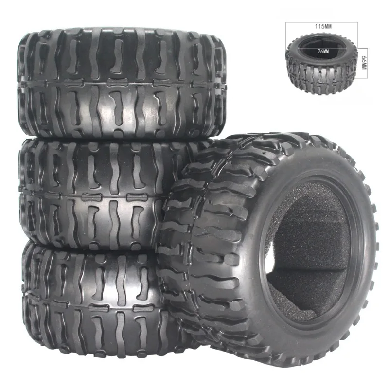 4PCS HSP 1/10 big tires Universal 94111/94188 Tire tires 115MM/127MM/128MM