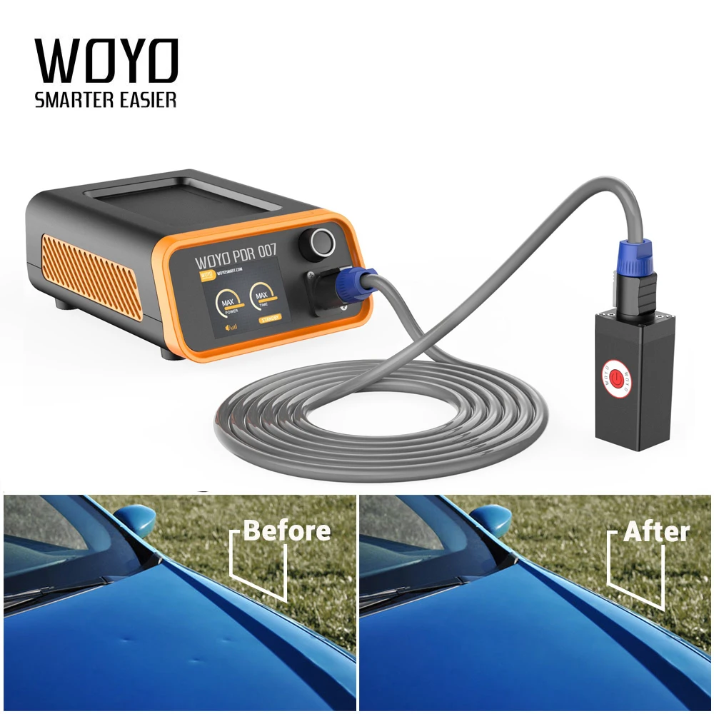 Automotive Dent Repair PDR007 with Repair Handle HOTBOX Induction Heater Auto Body Paintless Puller Kits Car Dent Repair Tool