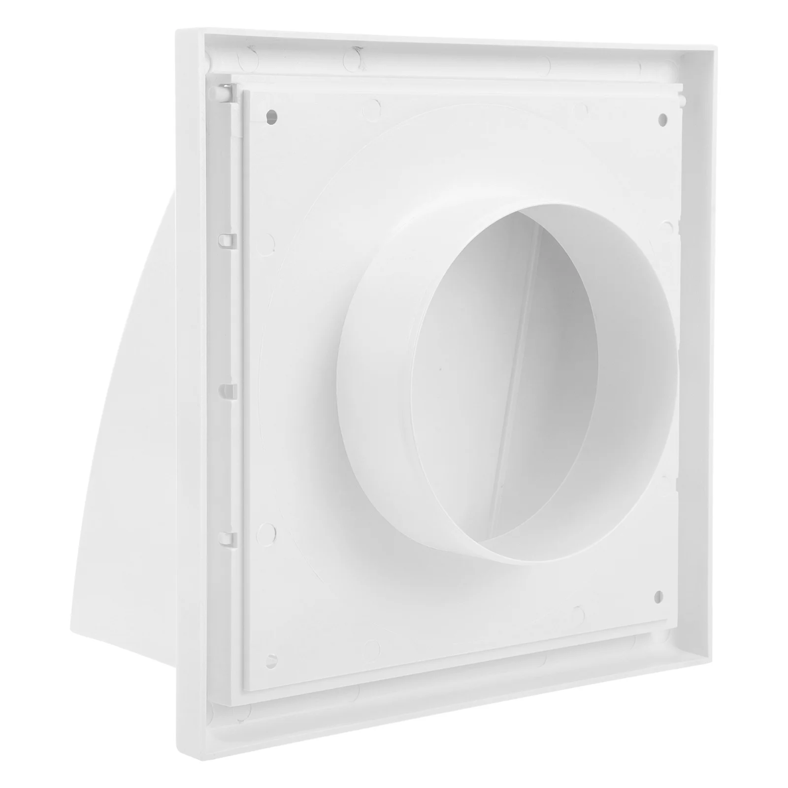 غطاء فتحة التهوية للمجفف للاستخدام الخارجي، غطاء تهوية خارجي من البلاستيك شديد التحمل لسقف المنزل أو فتحة عادم مجفف الحائط