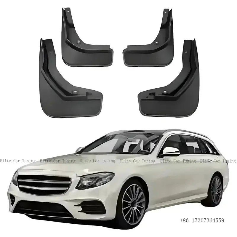 

High Quality Car Parts PP+TPR Car Mudguard Mudflaps Splash Guards Fender for E Class Sport 2016-