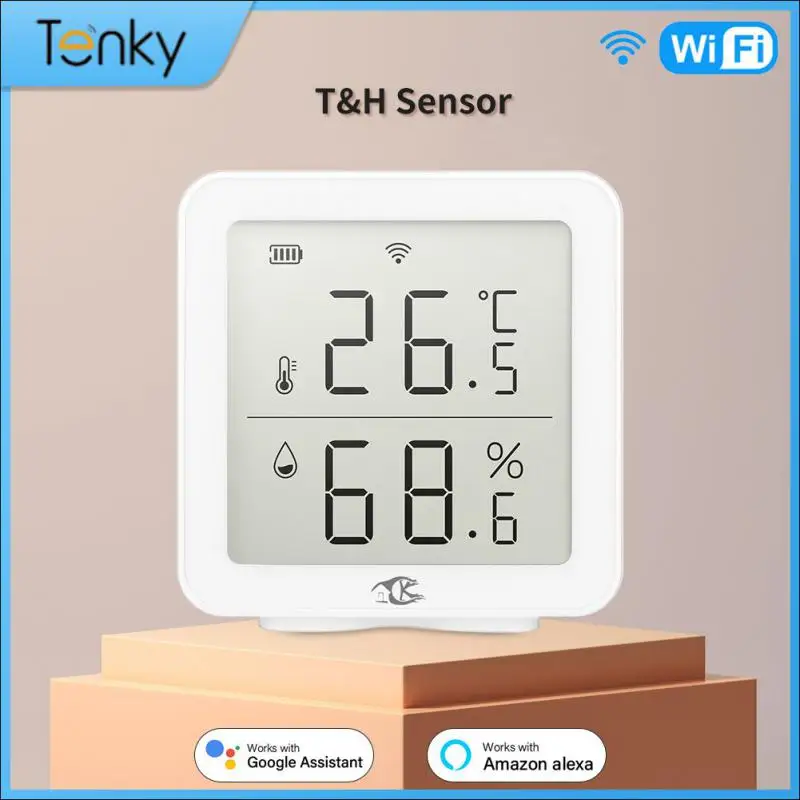 

Wfi Temperature And Humidity Detector Electronic Meter Sensor Wireless Temperature And Humidity Sensor Smart Home New