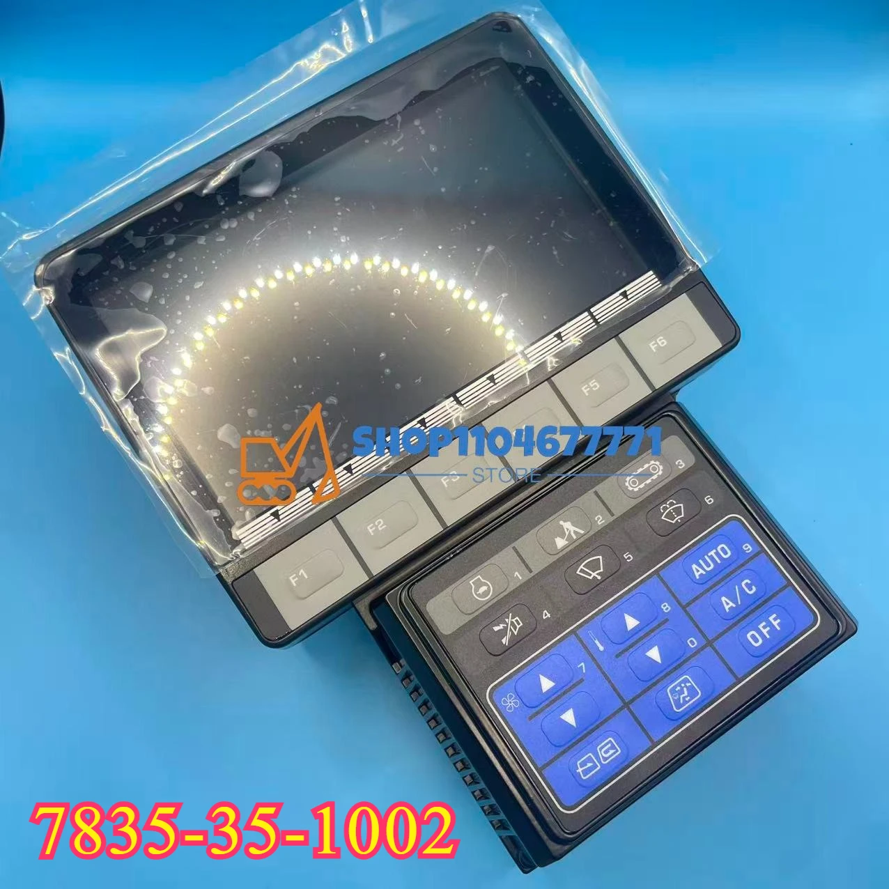

7835-35-1002 7835351002 Excavator Parts For PC200-8MO PC220-8MO PC300-8MO Monitor Liquid Crystal Display Screen