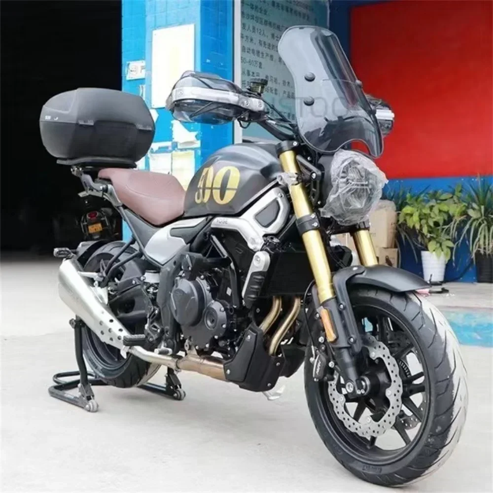 Loncin Vog 500AC フロントガラスレトロ車のフロントガラスサンバイザー 500AC ウインドディフレクター Vog 500AC