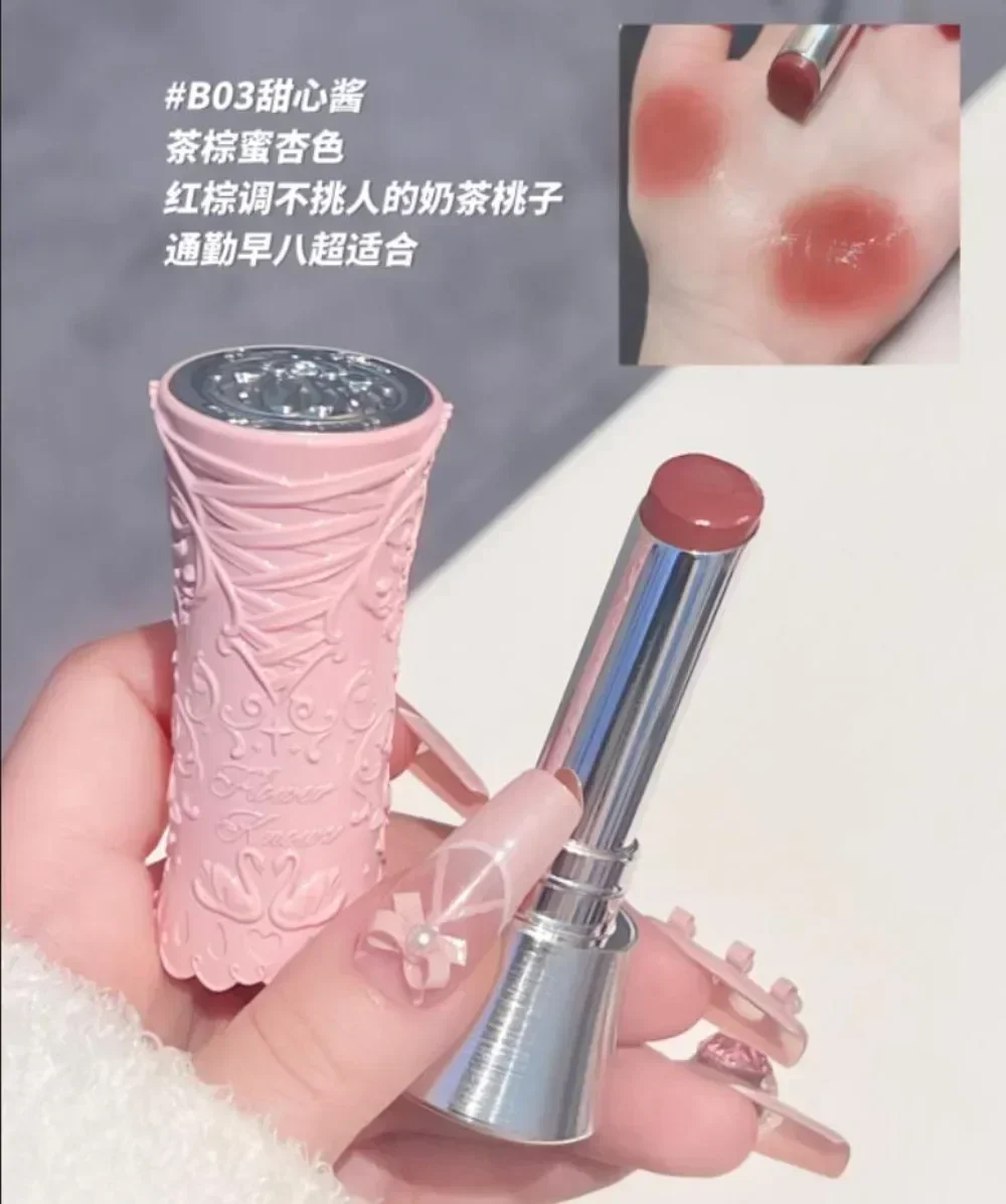 Makeup Set Flower Knows Bunny Garden Collection 6 Color Eyeshadow Palette Embossed Blusher Shine Lipstick Kit Maquiagem