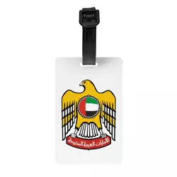 Custom Emblem Of The United Arab Emirates Luggage Tag Suitcase Baggage Privacy Cover ID Label