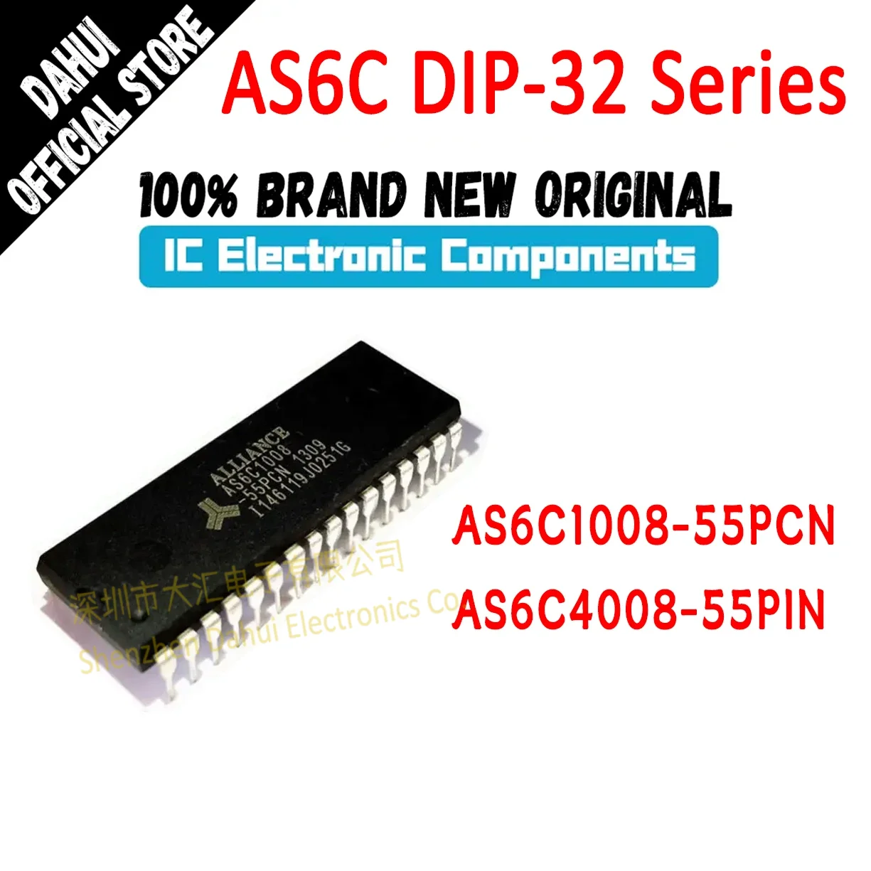 AS6C1008-55PCN AS6C4008-55PIN AS6C1008-55 AS6C4008-55 AS6C1008 AS6C4008 AS6C IC Chip