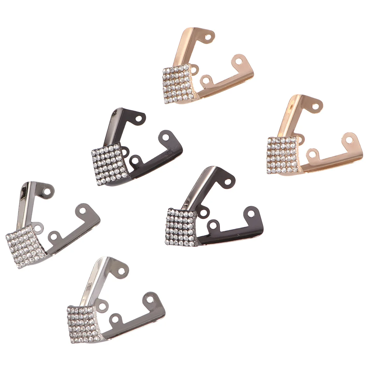 

3 Pairs High Heel Toe Protectors Metal Covers Durable Finish Boot Caps Guards Shoe Repair Supplies Storage Tools