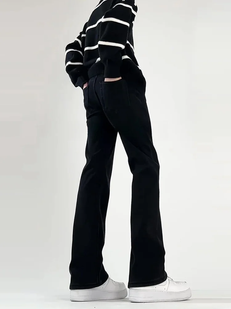 

Cleanfit Fce Lined Men's Jeans Bla Slimming Bootcut Pants American Cool Sle Winter Wear Youth Faion High Waist Long ...