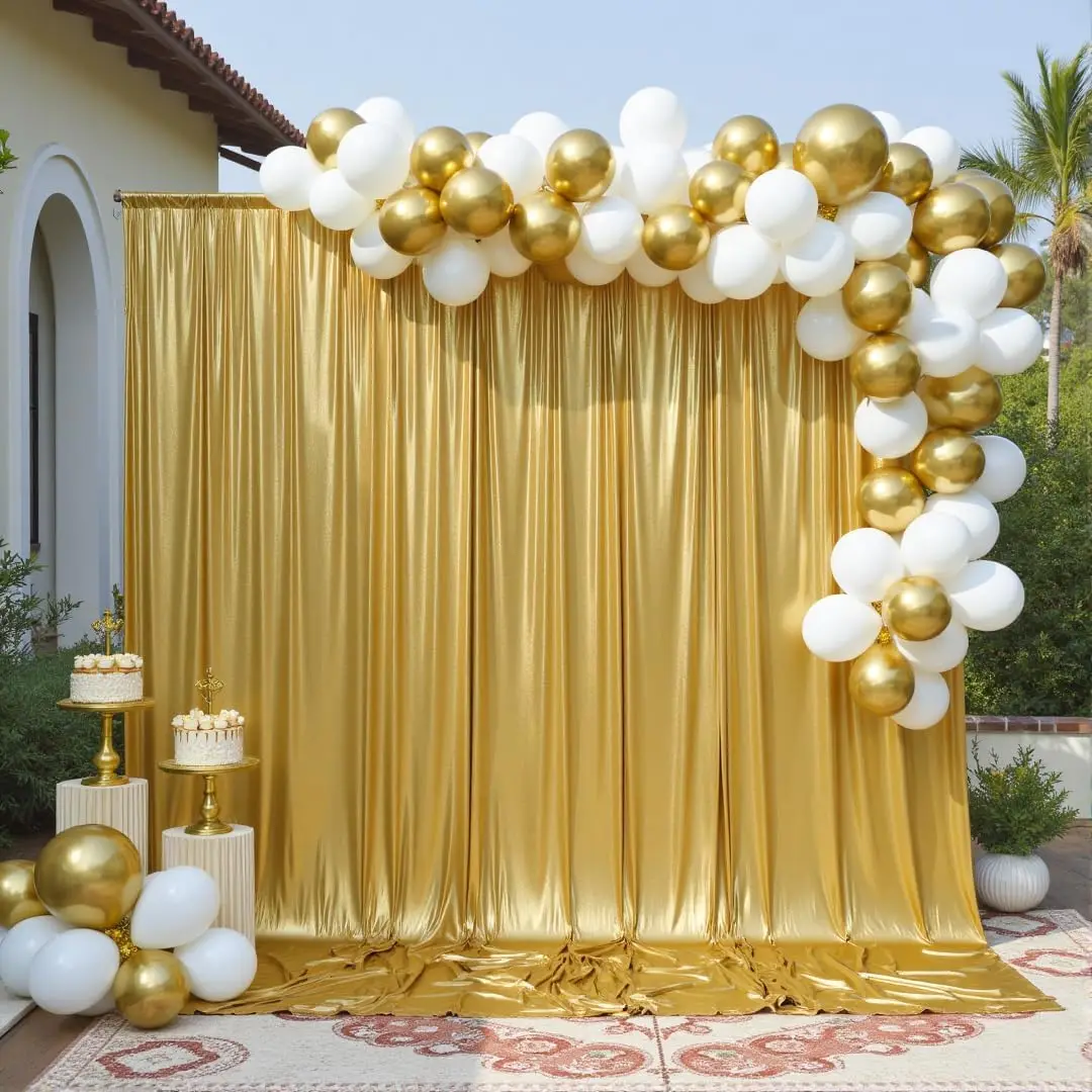 

Sequin Backdrop Curtain,Wrinkle Free Glitter Photo Backdrop Drape Shimmer Back Drop Cloth Wedding Birthday Photography Backgroun
