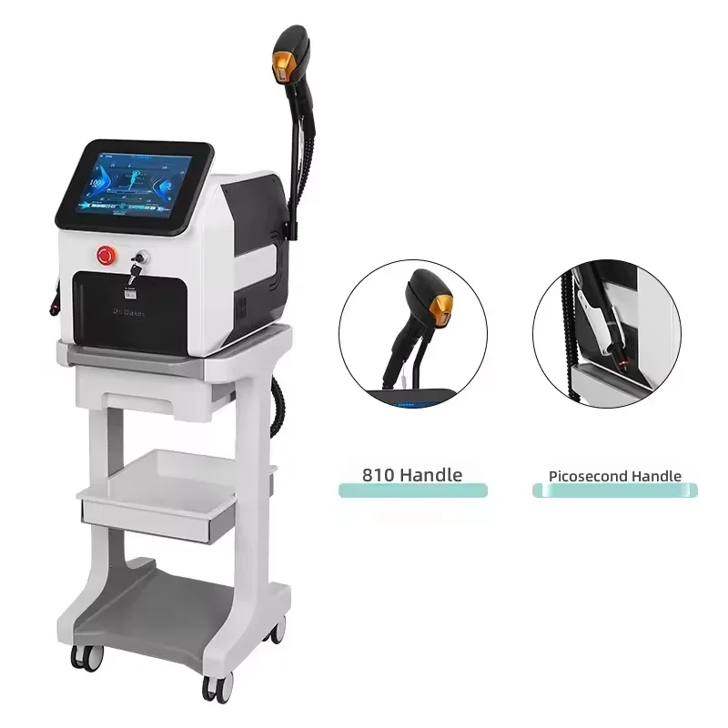 810 Diode Laser Hair Tattoo Eyebrow Removal Machine Permanent Hair removal Beauty Device for Professional Salon Clinics