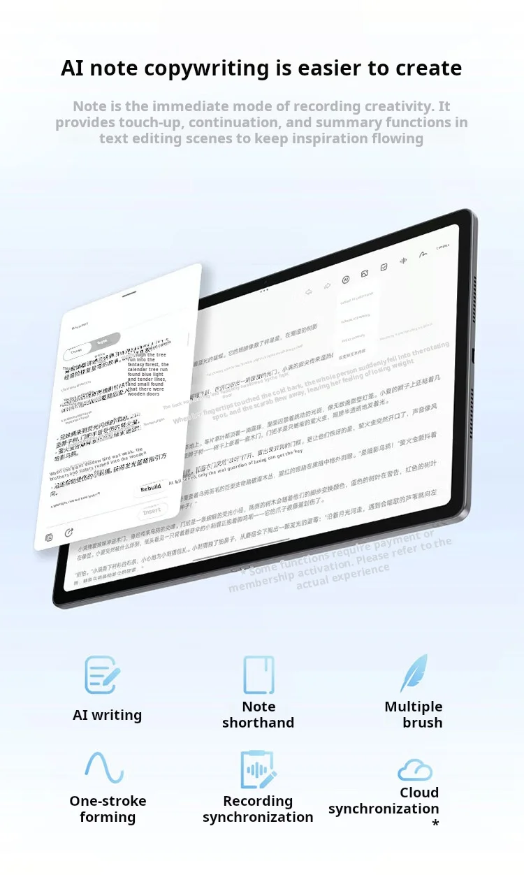 Lenovo Xiaoxin Pad 12.1 Tablet 2.5K Display 10200mAh Large Battery 4 Speakers For Study Entertainment