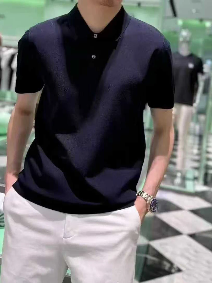 

Мужской вязаный шерстяной свитер на осень-зиму, комфортный, повседневный, из чистой шерсти, для делового стиля