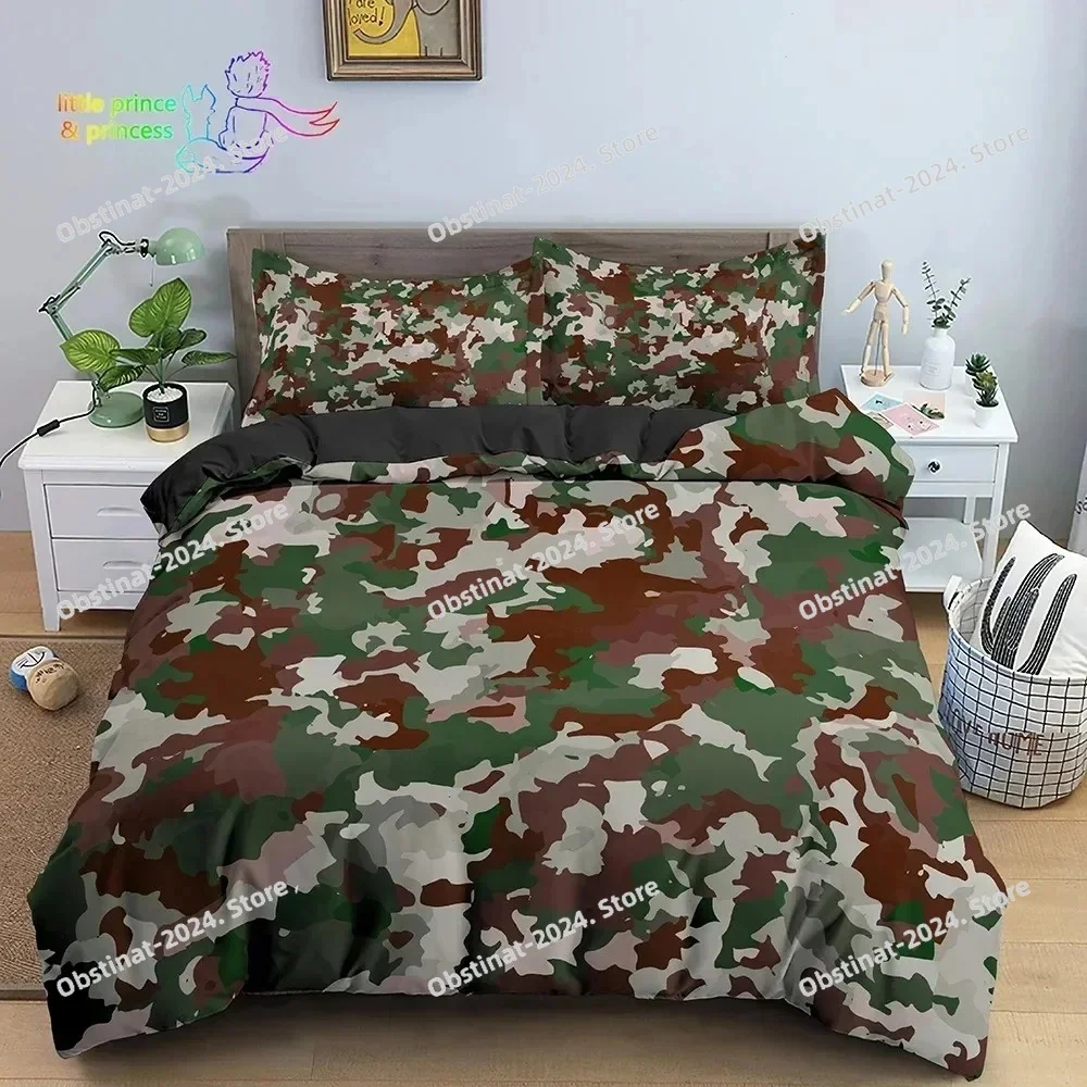 

Classic Camouflage Pattern Bedding Set Single Twin Full Queen King Size Bed Set Adult Kid Bedroom Bedding Gift