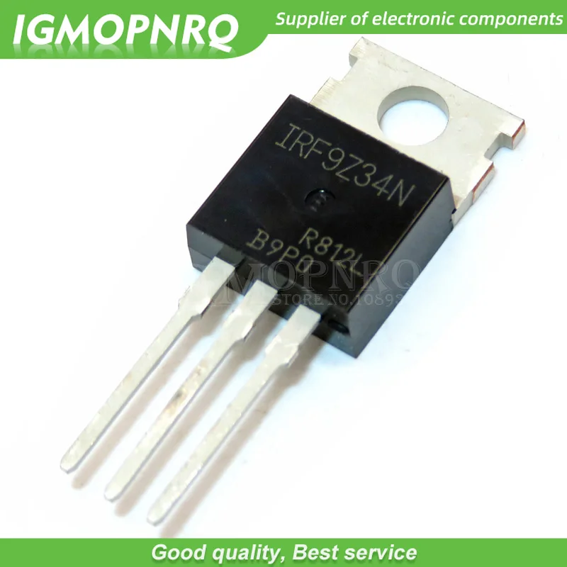 10pcs IRF9Z34N IRF9Z34 IRF9Z34NPBF MOSFET MOSFT PCh -55V -17A 100mOhm 23.3nC TO-220 new original