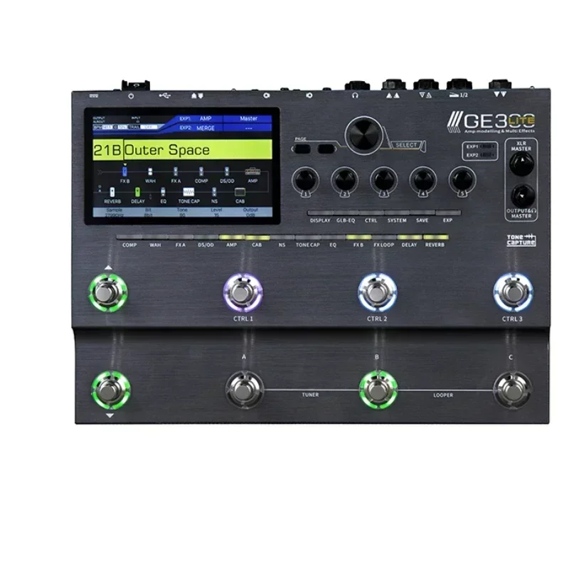 

MOOER GE300 Lite Guitar Effects Pedal Multi FX Processor Factory Wholesale with 108 Preamp Models