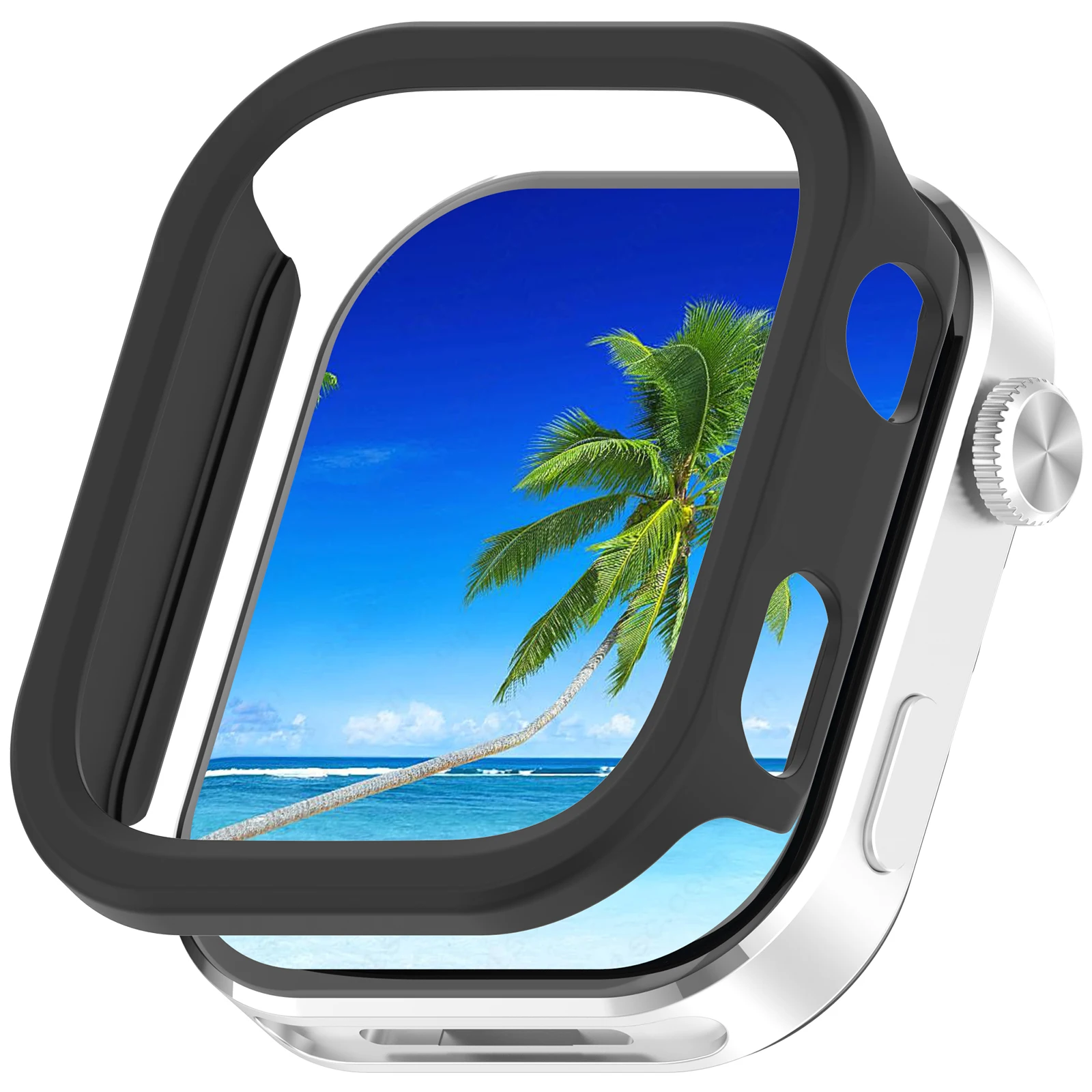 PC Case For Redmi Watch 6 Smart watch Case Protective Hard Cover Bumper Screen Edge Scale digit Protector Shell