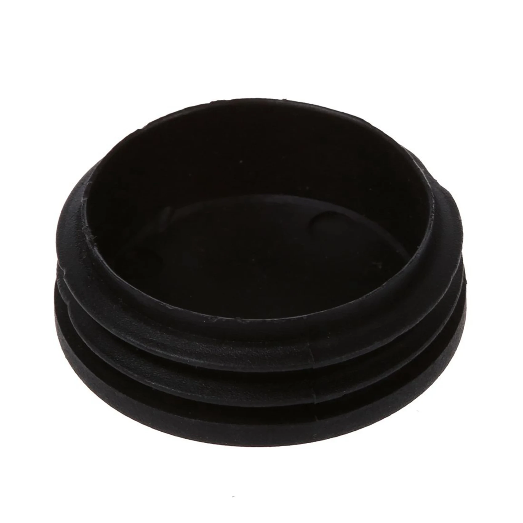 AB47-18 X Copri tappi per inserti per tubi tondi in plastica nera da 50 mm di diametro