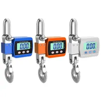 500Kg Digital Crane Scale Portable Hanging Scale Heavy Duty 300Kg Crane Scale LCD Backlight Industrial Hook Scales Unit Change