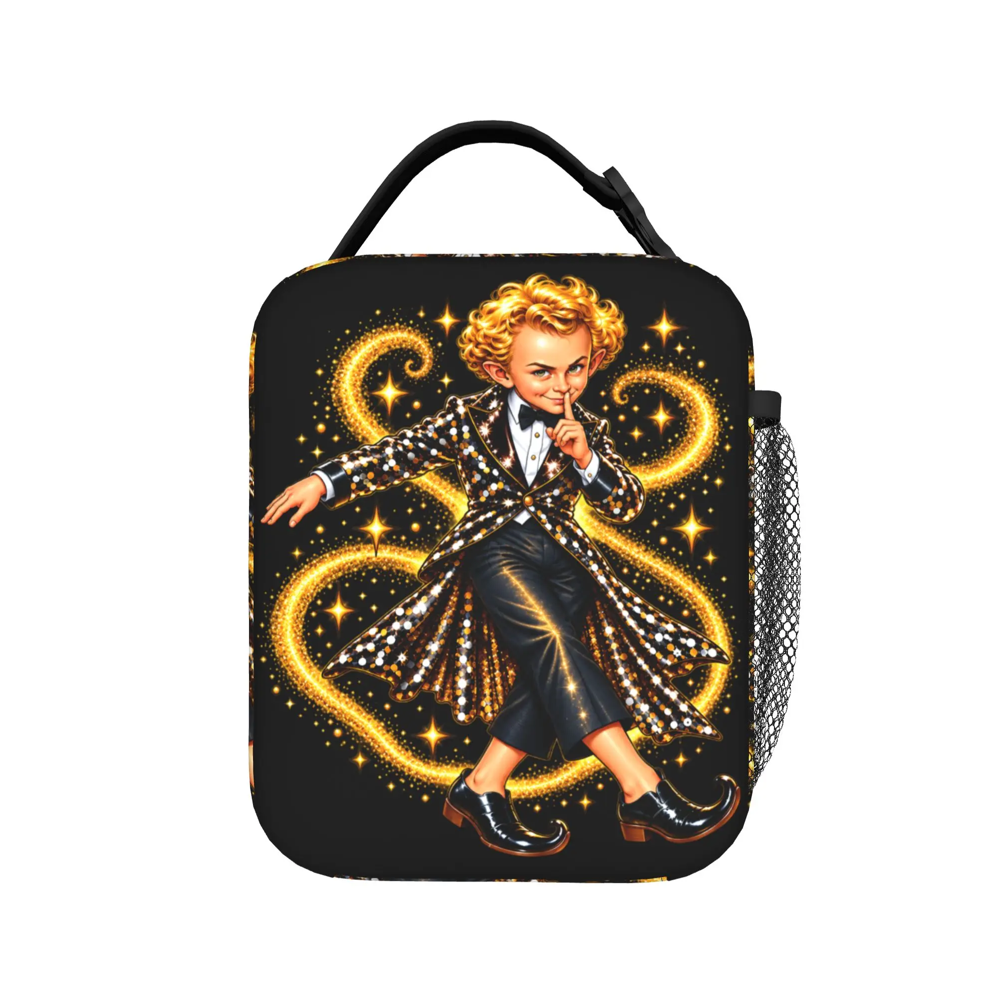Rumpelstiltskin Tiptoeing Meme Fairy Tale Folklore Insulated Lunch Bag Meal Container Thermal Bag Tote Lunch Box Bento Pouch