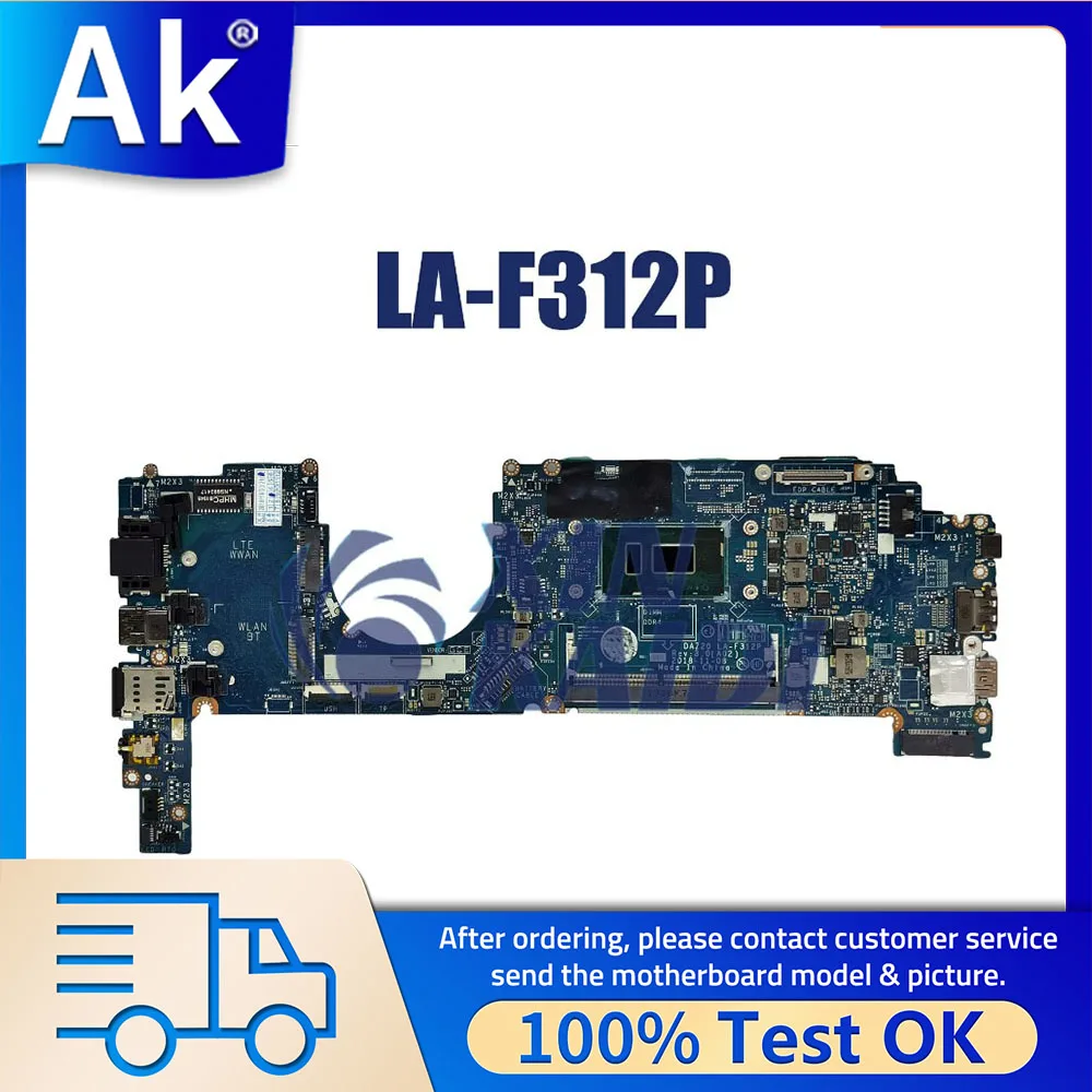 

Notebook Mainboard For Dell Latitude 7290 7390 Laptop Motherboard 0T64M2 0YFP8K 0X225 0YJNVF LA-F312P I3 I5 I7 7th 8th Gen CPU