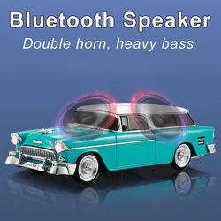 Classic Wireless Bluetooth Speaker Double Horn Heavy Bass U Disk TF Card Fm Radio Portable HIFI Stereo Sound Computer Audio