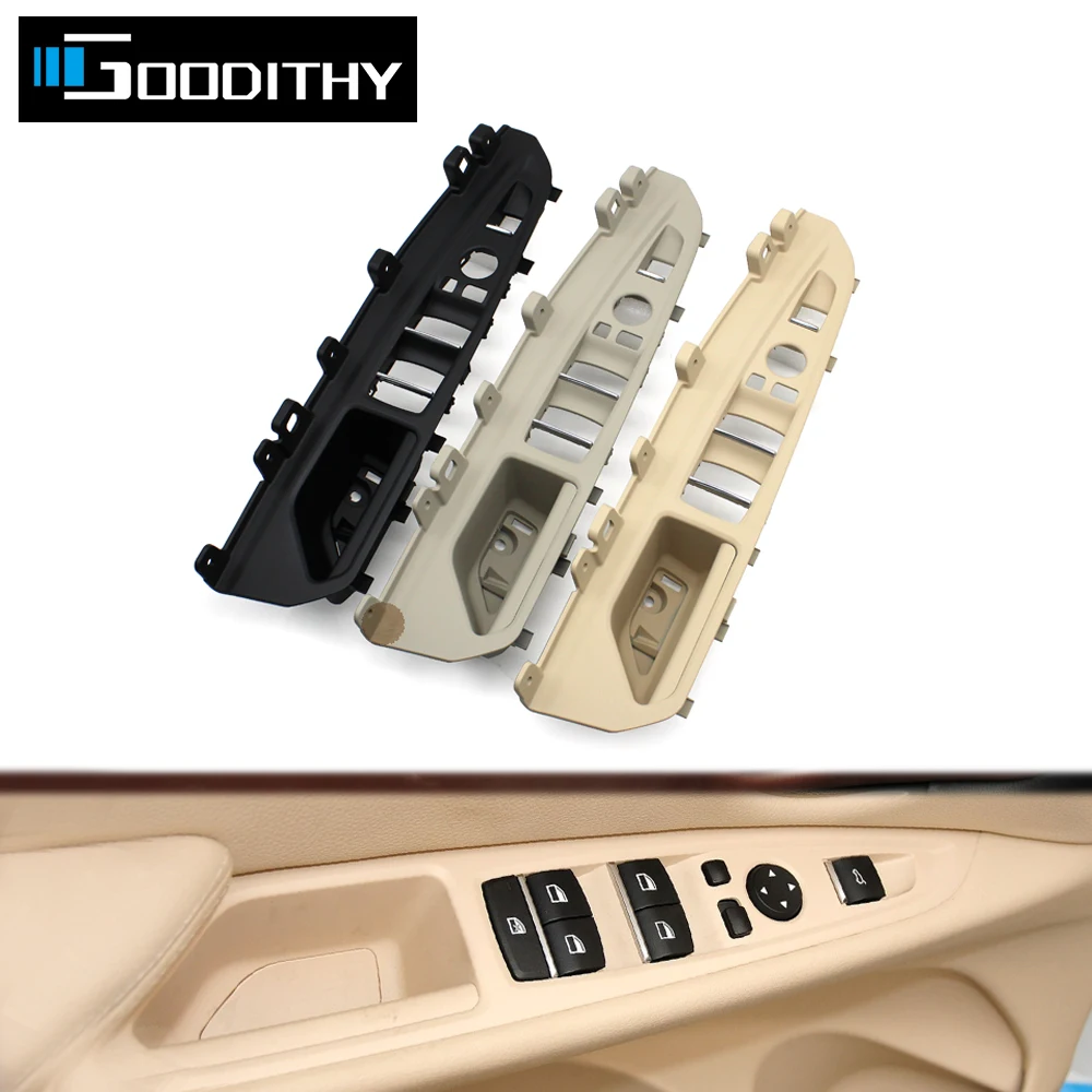 

LHD Car Front Left Driver Door Master Window Switch Armrest Handle Panel Cover Trim For BMW X5 X6 F15 F16 F85 F86 2014-2018