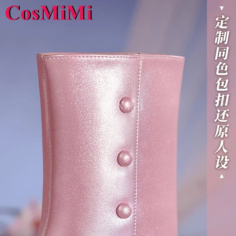Cosmimi cardcaptor sakura kinomoto sakura sapatos cosplay moda universal gato preto botas de combate carnaval role play acessórios