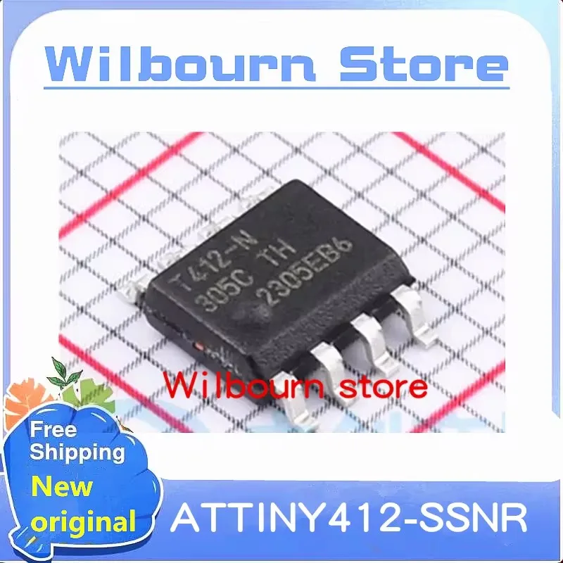 10PCS/LOT T412-N ATTINY412-SSNR ATTINY412-N ATTINY412 SOP-8 Mxsyuan 100% New original