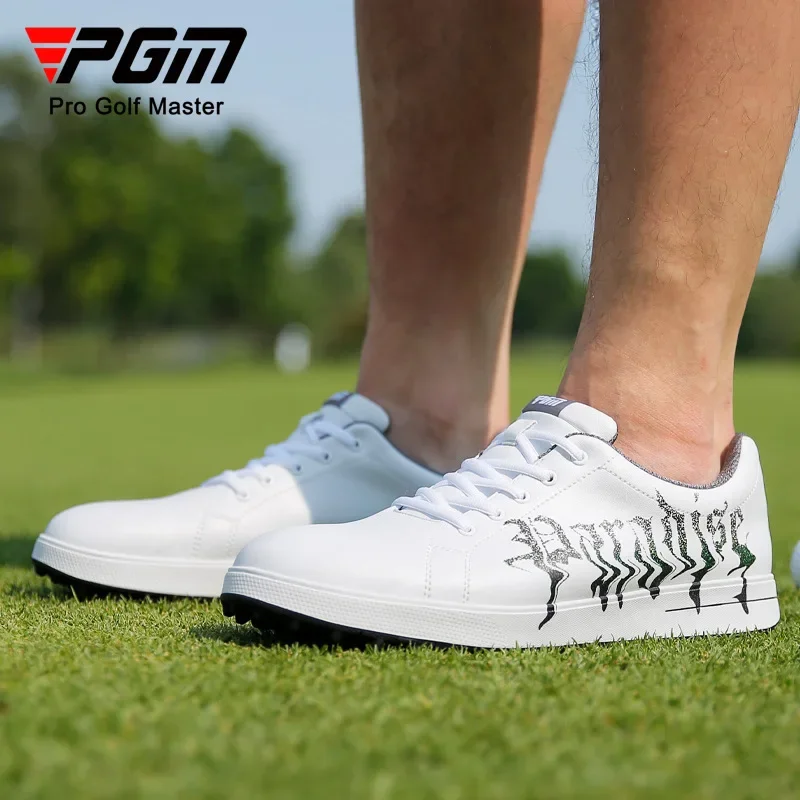 PGM Men Golf Shoes Anti-side Slip Waterproof Men's Sports Shoes Men Training A Pair Of Sneakers Wear-Resistant XZ292