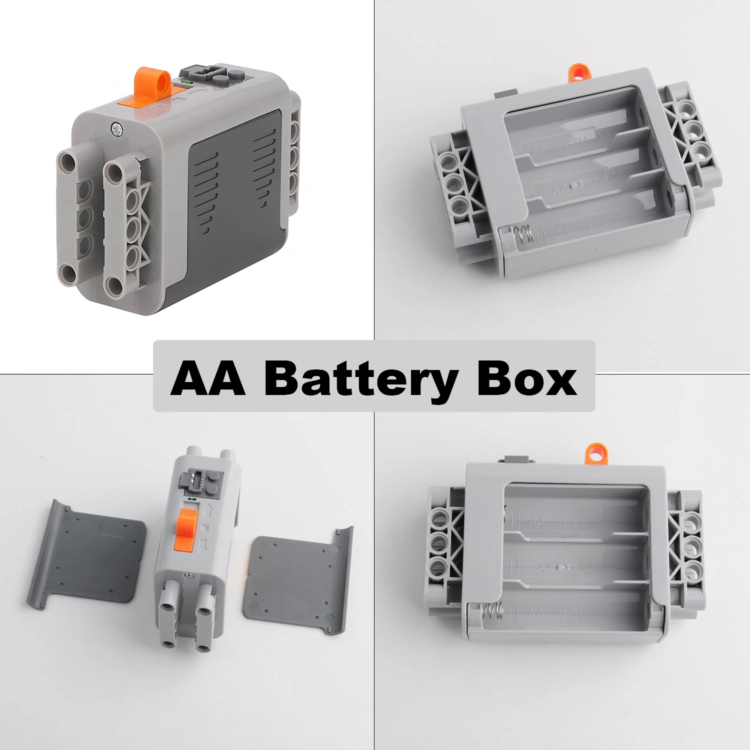 MOC High-Tech set M/Servo Motor Power Function Extension Parts with All Brand Power Group Technology PF Blocks Brick Toys DIY