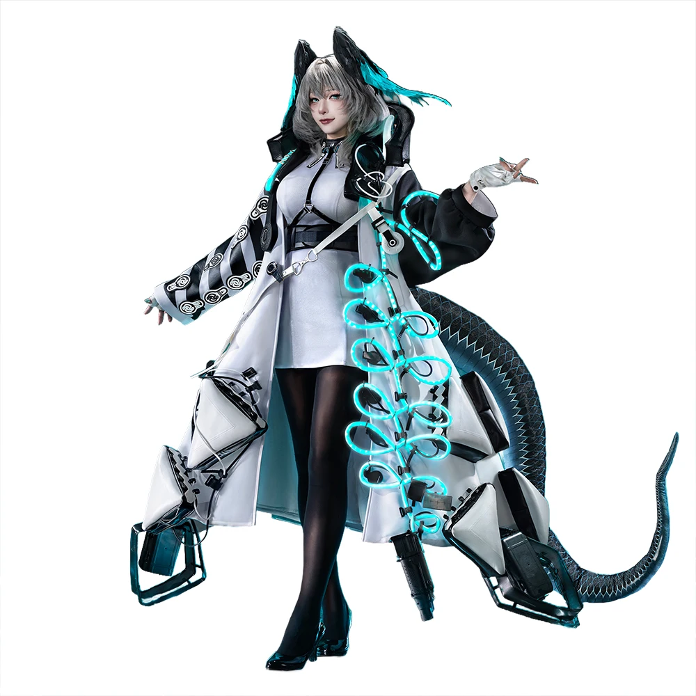 Ho'olheyak Cosplay Kostüm – Arknights WakuWaku-SR Arknights Damen-Uniform 2.0 Upgrade Hoolheyak Cosplay Outfit