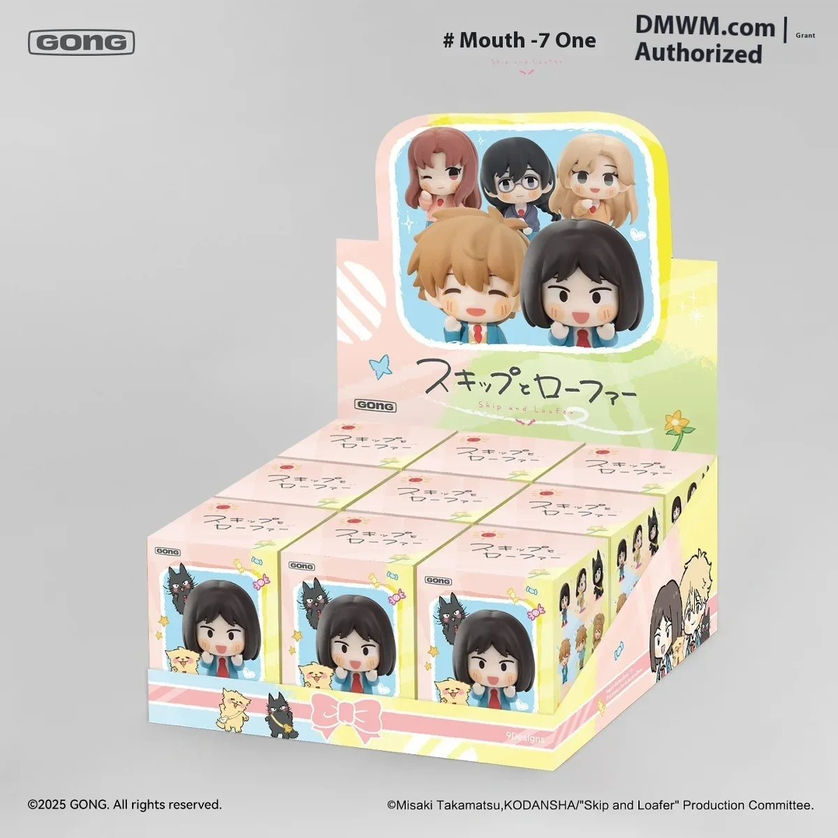 Oryginalne figurki Gong Skip i Loafer z serii Mini, Blind Box, Kawaii Mystery Box, figurki anime, dekoracja pokoju, kolekcja, prezenty urodzinowe dla dzieci.