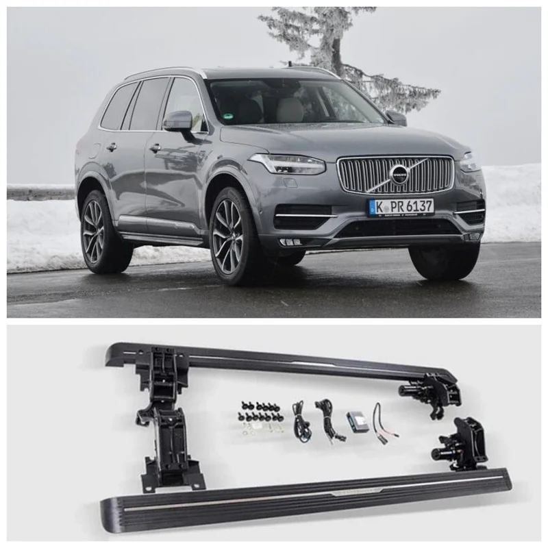 

Электрические автоматические подножки для VOLVO XC90 2015 2016 2017 2018 2019 2020 2021 2022, боковая Шаговая планка, высококачественные моторные педали