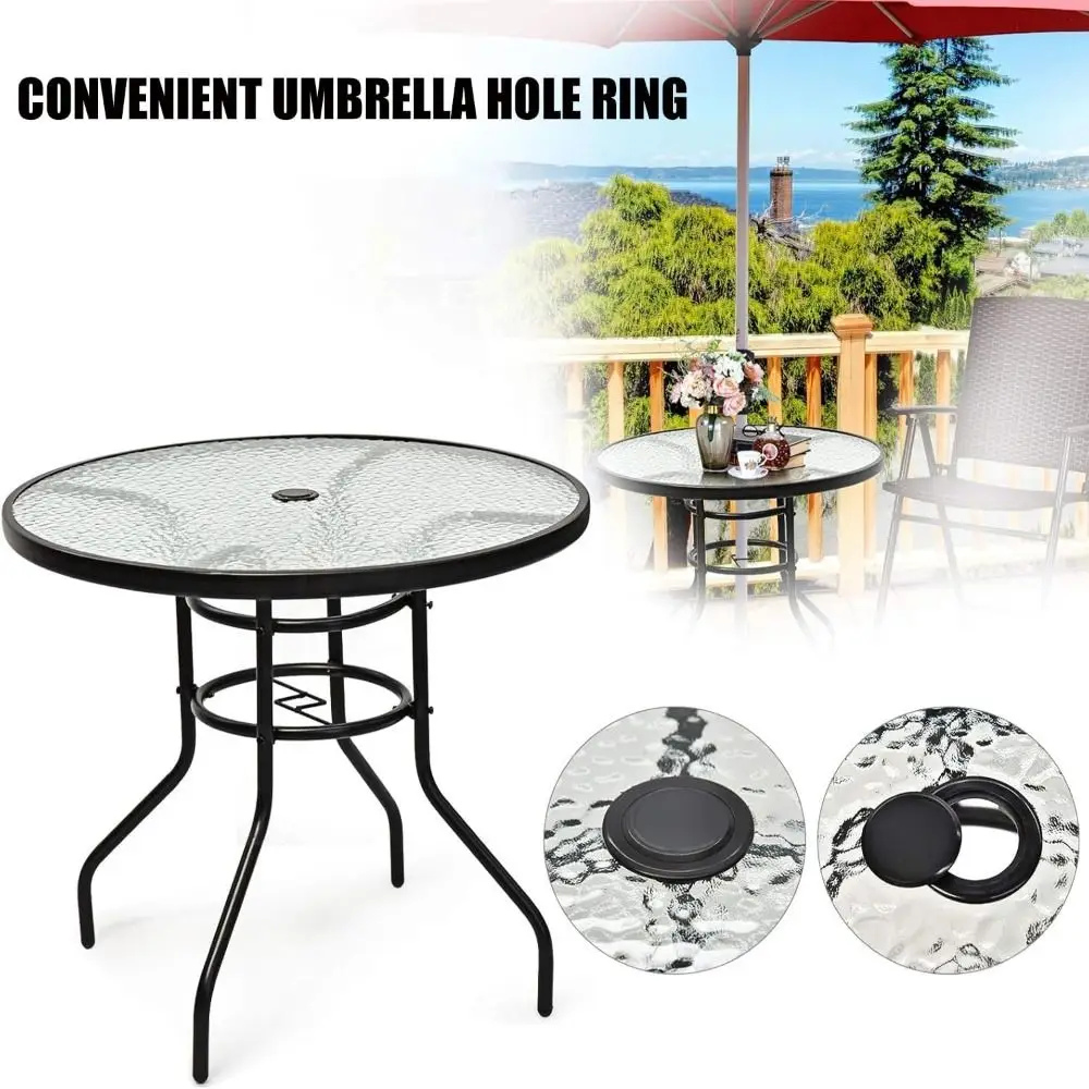 Extra Thick Patio Table Umbrella Hole Ring Plug Cap Weatherproof Durable Yard Parasol Table Hole Cover Insert Garden Tool