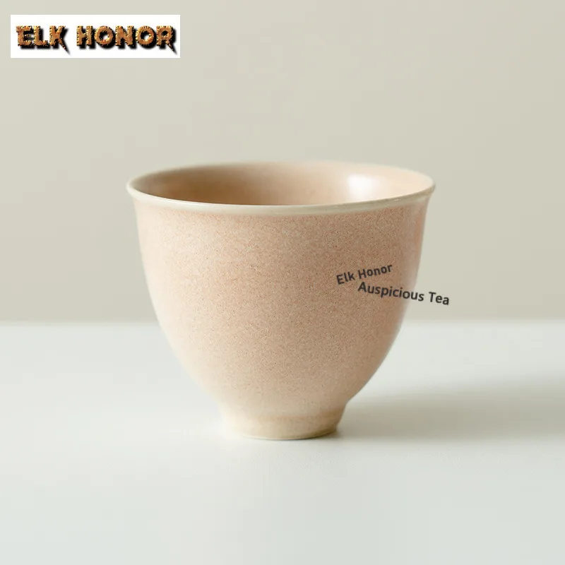 

160ml Solid Color Soda Glaze Teacup Zen Tea Bowl Set of Cups Tea-tasting Personal Cup Chazhan Master Cups Tea Ceremony Craft