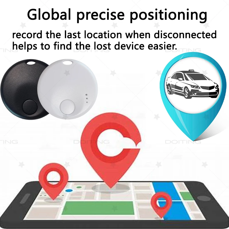 Important items Smart Tag GPS DeviceTracker for Air Tag Key Finder Pet Wallet Anti-lost Alarm Mini Locator Work with Find My iOS