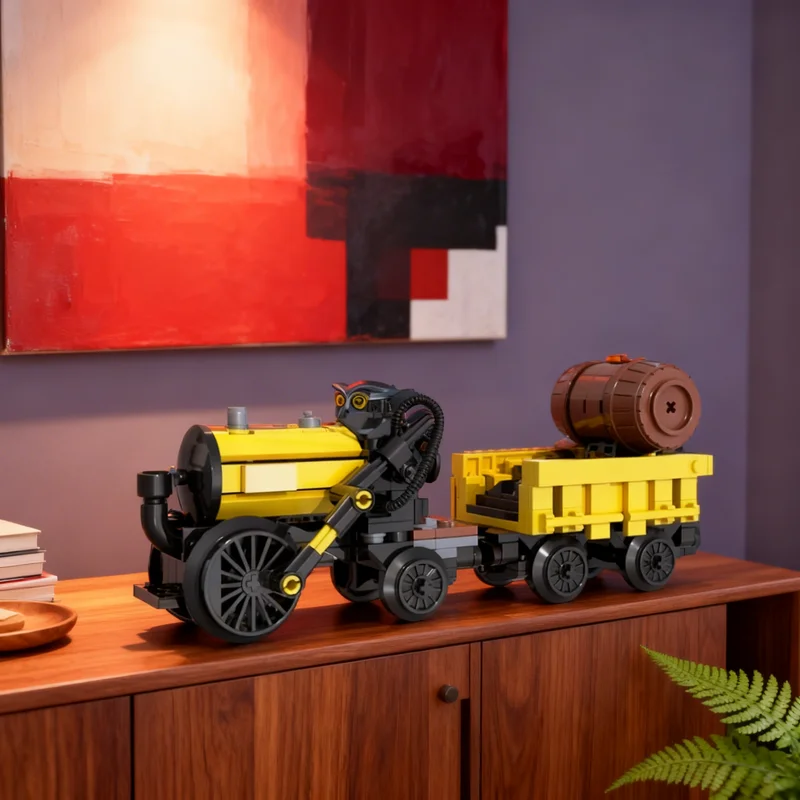 

Набор для сборки модели поезда Stephenson S Rocket (364 детали) – креативный коллекционный подарок, премиум-декор для рабочего стола для взрослых и детей