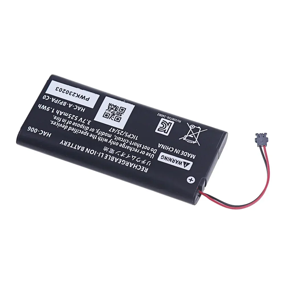 525mAh 1.9Wh Replacement Game Battery For Nintendo Switch HAC-006 HAC-015 HAC-016 HAC-A-JCL-C0 HAC-A-JCR-C0 Switch NS Joy-Con