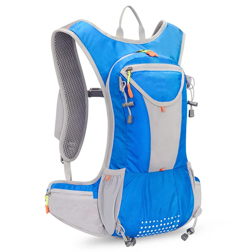 22x48cm Blue Running Backpack Hydration Rucksack 15L Water Resistant Travel Bag for Hiking Camping Cycling Outdoor Sports