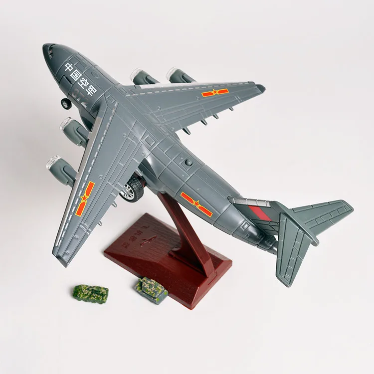 

Alloy Aircraft Model Transporter Oil 20 Armored Fighter Aircraft Rebound Sound And Light With Box B346