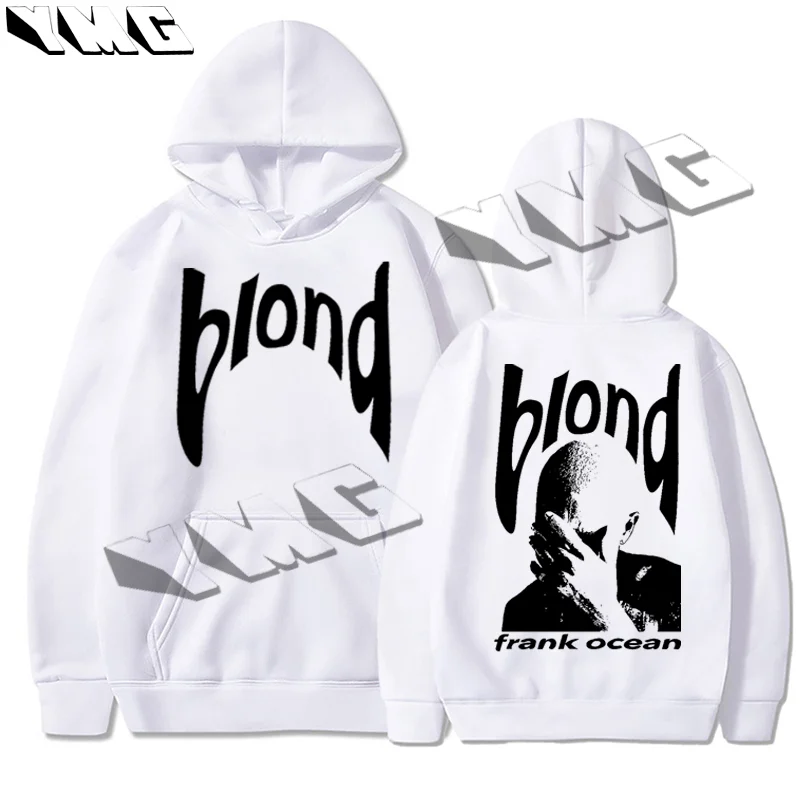 Rapper Frank Retro Graphic Hoodie Men Hip Hop Ocean Album Pullover Clothing Sweatshirt Y2k Unisex Blond Fashion Oversized Hooded