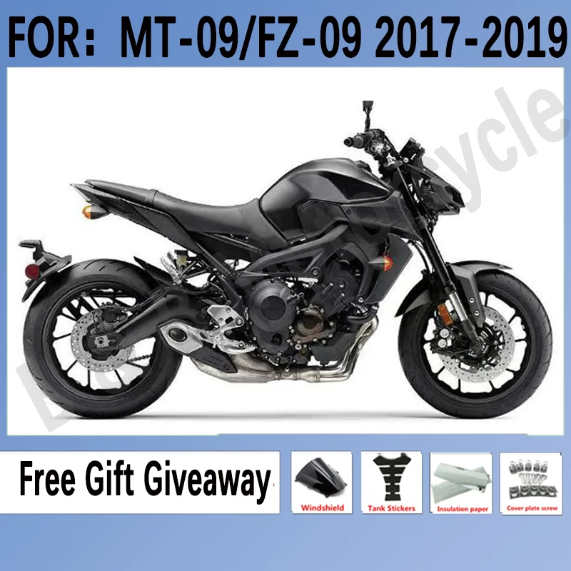 

New ABS Motorcycle Fairings Kit Fit for MT-09 17 18 19 MT 09 FZ-09 FZ 2017 2018 2019 Bodywork Fairings Kits set Black